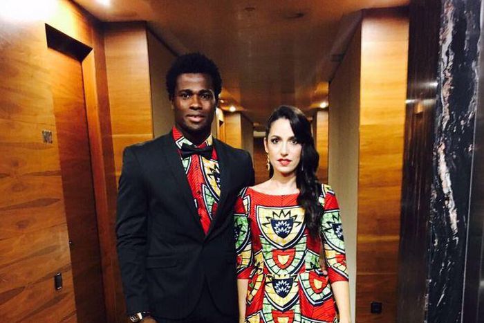 Razak Brimah and woman