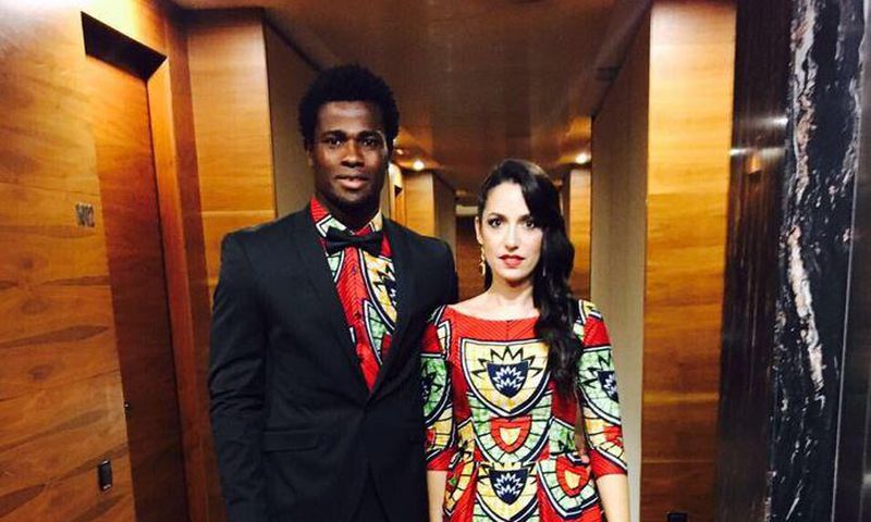 Razak Brimah and woman