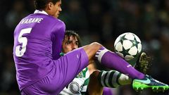Raphael Varane has pulled out of Real Madrid's game against Sporting Gijon