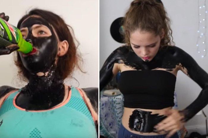 Face and body mask challenge.