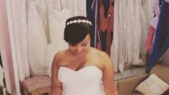 Actress Nana Ama McBrown in her wedding dress