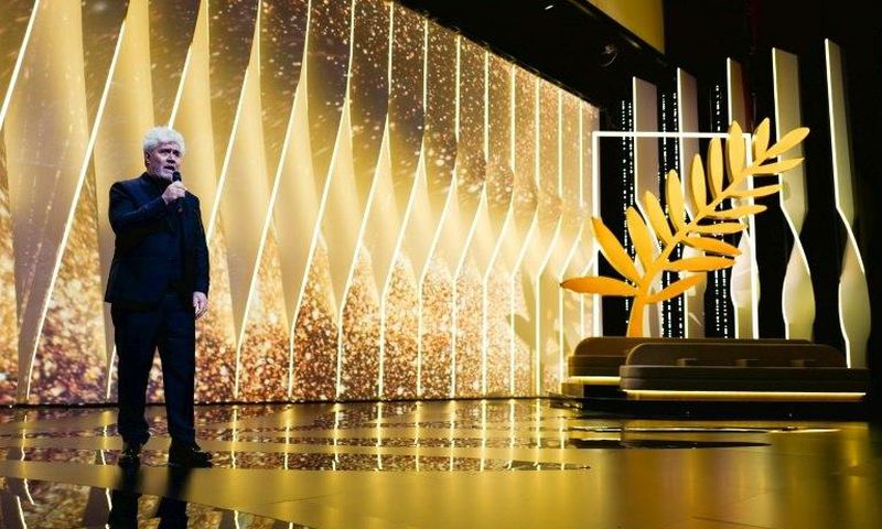 Spanish director Pedro Almodovar heads the jury who will pick the Palme d'Or top prize Sunday, closing the 70th edition of the Cannes film festival