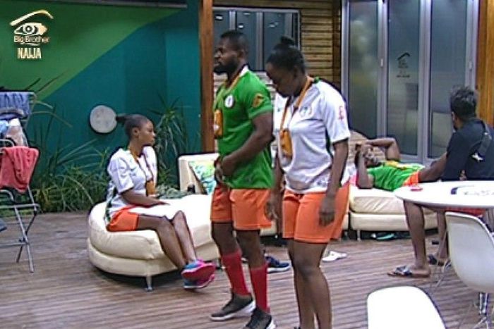 Kamen and Bisola have a dance-off