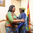 Former First Lady, Nana Konadu Agyeman-Rawlings and First Lady Rebecca Akufo-Addo