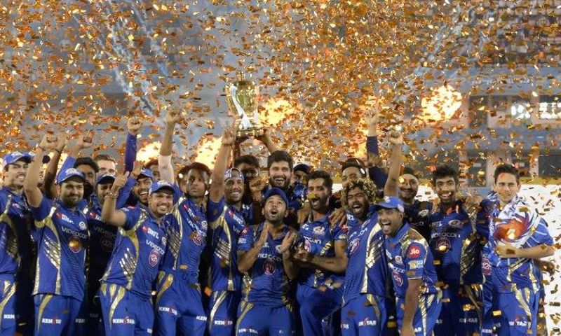 Mumbai are the first team to win the IPL three times in its 10 year history