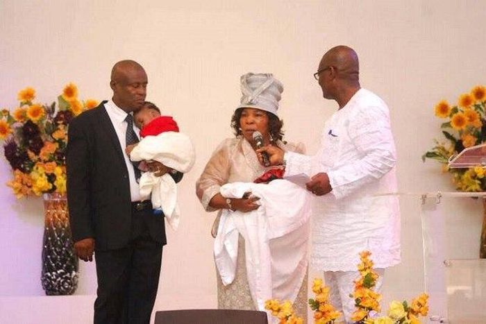 Pastor Regis Isaac and wife savouring the joys of parenthood