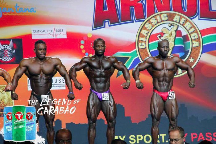 Carabao Energy Drink supports the Ghanaian body building team for the Arnold Classics 2017