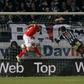 Lighters and firecrackers were thrown at Charleroi goalkeeper Nicolas Penneteau, during the Belgium League football match between Charleroi vs Standard de Liege, in Charleroi, on December 4, 2016.