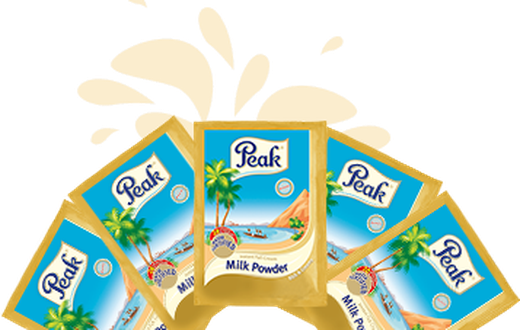 Sachet milk (Illustration)