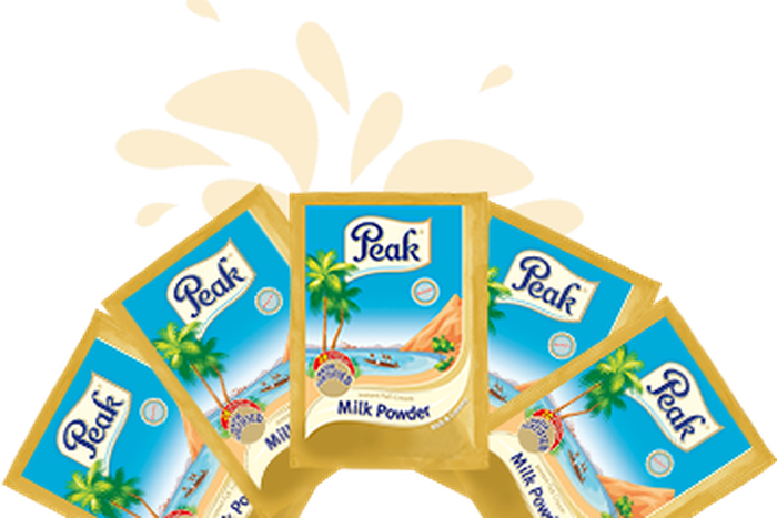 Sachet milk (Illustration)