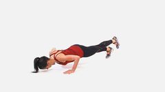 foot elevated pushup slider