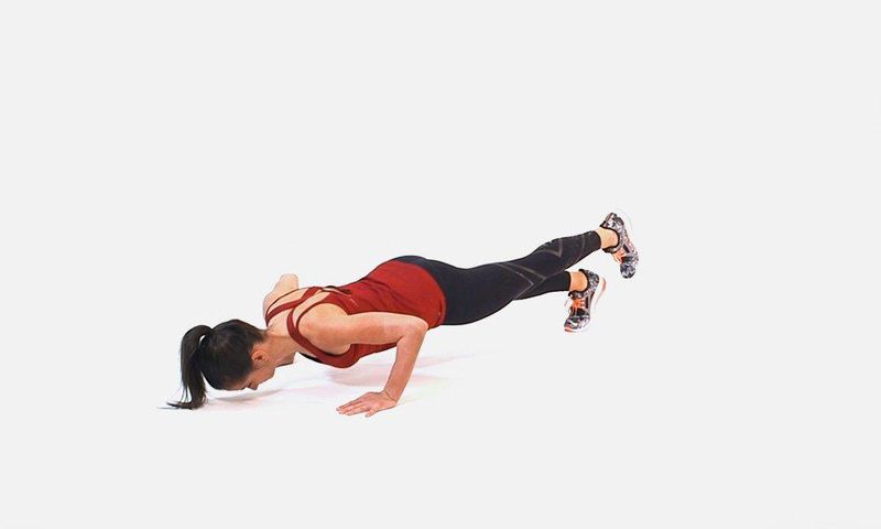 foot elevated pushup slider