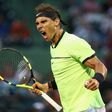 Rafael Nadal of Spain celebrates defeating Philipp Kohlschreiber of Germany, at Miami Open, on March 26, 2017