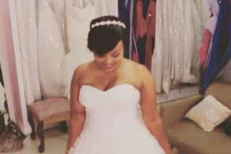 Nana Ama Mcbrown in a bridal shop