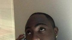 Davido flaunting wads of cash