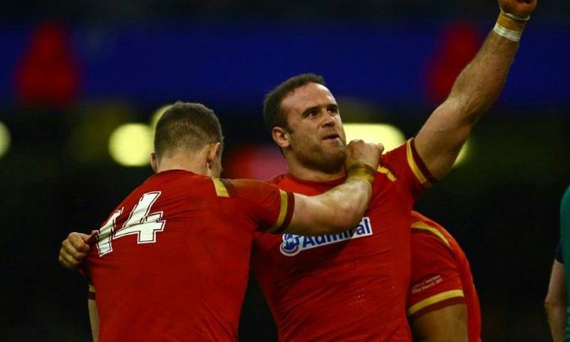 Jamie Roberts (right) will captain the Wales rugby union team in Tonga and Samoa