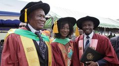 (Dr.) Kofi Portuphy & (Dr.) Sherry Ayittey (middle)