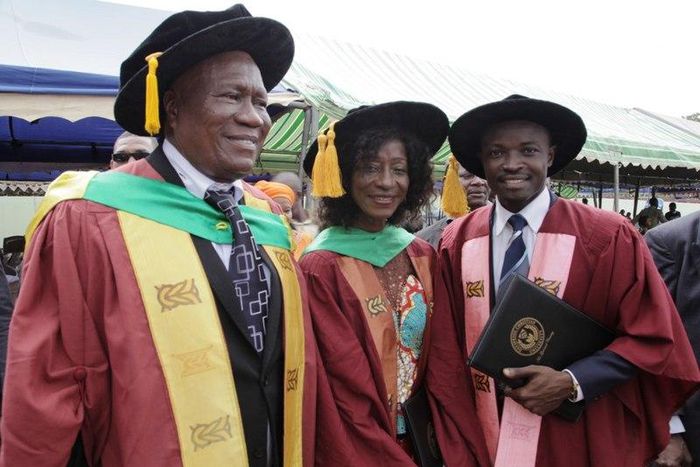 (Dr.) Kofi Portuphy & (Dr.) Sherry Ayittey (middle)