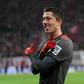 Bayern Munich's Polish forward Robert Lewandowski celebrates scoring against Mainz on December 2, 2016