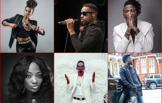 MzVee, Stonebwoy, Bisa Kdei, Shatta Wale, Efya & Sarkodie nominated at 2016 NEAs