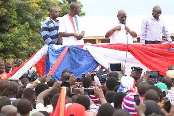 Nana Addo campaigns