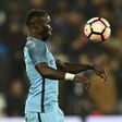 Bacary Sagna in action for Manchester City in their FA Cup match against West Ham United at the London Stadium on January 6, 2017