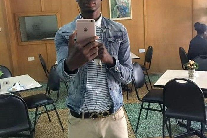 This handsome young man has really disgrace himself