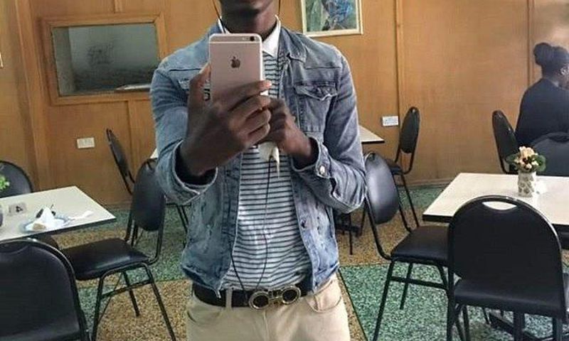 This handsome young man has really disgrace himself