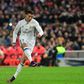 Real Madrid's Cristiano Ronaldo scores during the match agaisnt Club Atletico de Madrid on November 19, 2016
