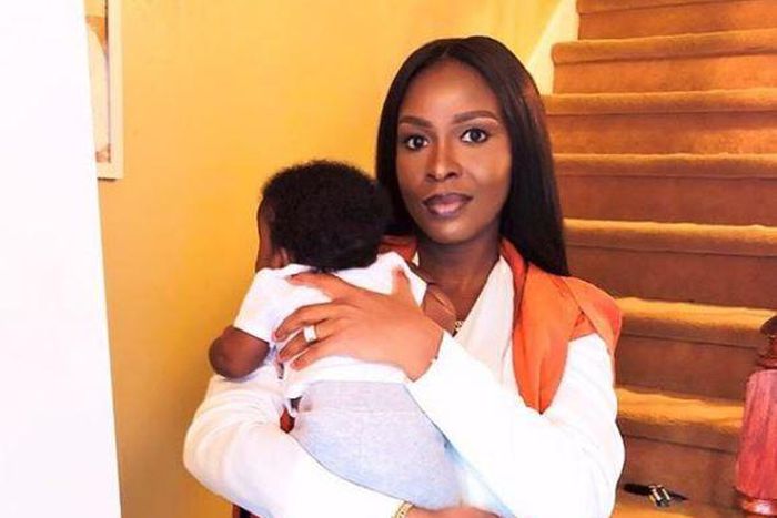 John Dumelo's wife and son
