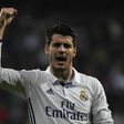 Real Madrid's forward Alvaro Morata celebrates a goal on October 23, 2016