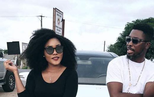 A-Plus and wife, Violette flaunts their car on social media