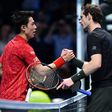Andy Murray (R) could face a challenge from Kei Nishikori as he attempts to reach a sixth Australian Open final