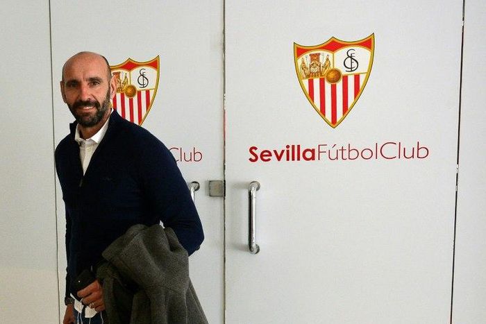 Sevilla's Sports director Ramon Rodriguez Verdejo, "Monchi," poses at the Ramon Sanchez Pizjuan stadium in Sevilla in February 2017