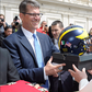 Jim Harbaugh and Pope Francis.