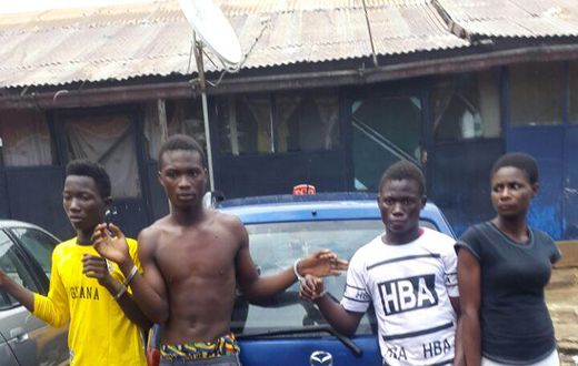 Police arrest 4 teenagers after car snatching operation