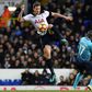 Tottenham Hotspur's Jan Vertonghen kicks the ball past Swansea City's Modou Barrow during the match at White Hart Lane in London, on December 3, 2016