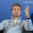 Germany's Nico Rosberg giving a press conference where he announced to end his F1 career during FIA Prize Giving Gala at the Hofburg palace in Vienna