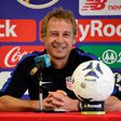 Jurgen Klinsmann gives a press conference in San Jose, Costa Rica, on November 14, 2016