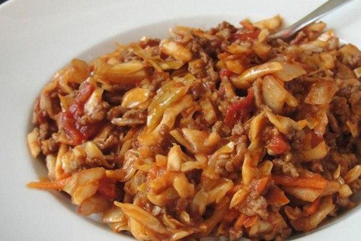 Spicy unstuffed cabbage