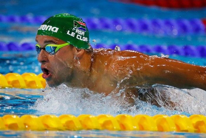 South Africa's Chad le Clos has won his second gold of the Short Course Swimming World Championships in Windsor, Canada