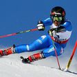 Italy's Sofia Goggia competes in the women's giant slalom race at the 2017 FIS Alpine World Ski Championships in St Moritz on February 16, 2017