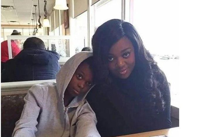 Jackie Appiah and son