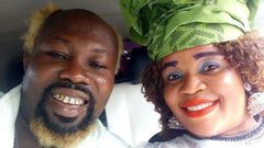 Ayittey Powers and wife