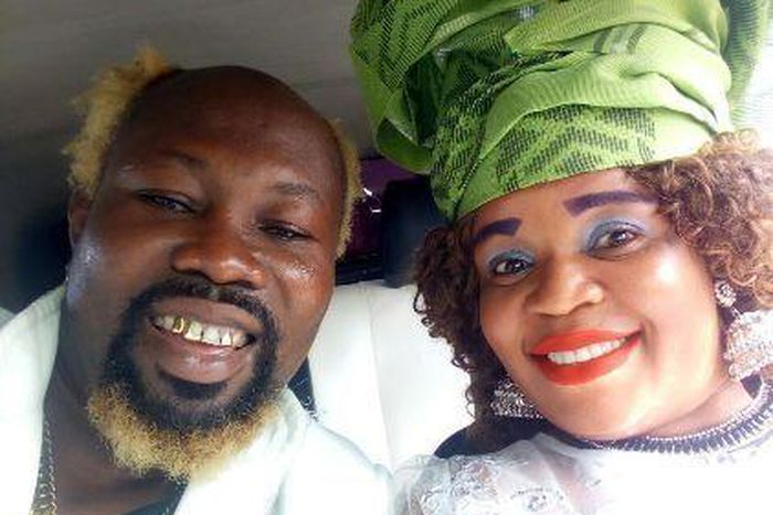 Ayittey Powers and wife