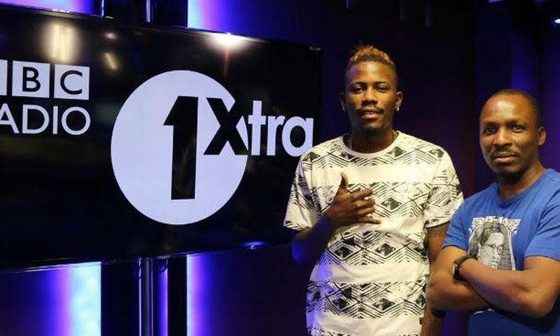 Ycee, at the BBC Radio 1Xtra.