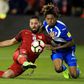 Clint Dempsey of the United States scores one of his three goals in a 6-0 thrashing of Honduras during their FIFA 2018 World Cup Qualifier