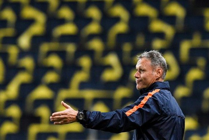 Marco van Basten, pictured in 2016, is responsible for developing video refereeing technology for FIFA