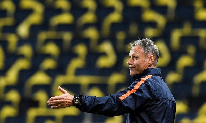 Marco van Basten, pictured in 2016, is responsible for developing video refereeing technology for FIFA