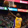 Luol Deng of the Los Angeles Lakers, seen in action during a NBA game in Salt Lake City, Utah, in October 2016